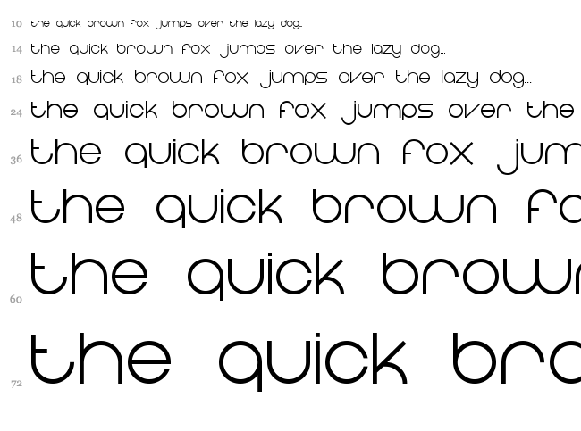Eight One font waterfall